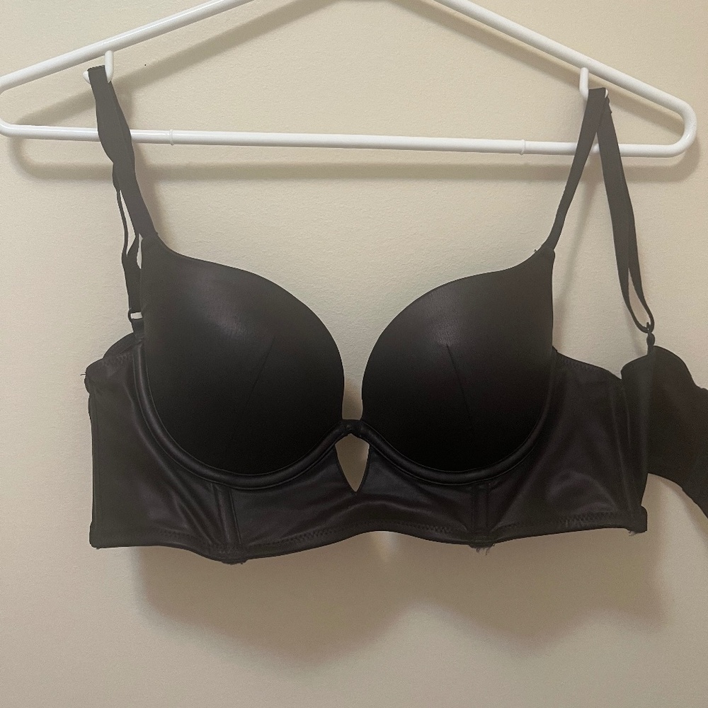 Leather bralette